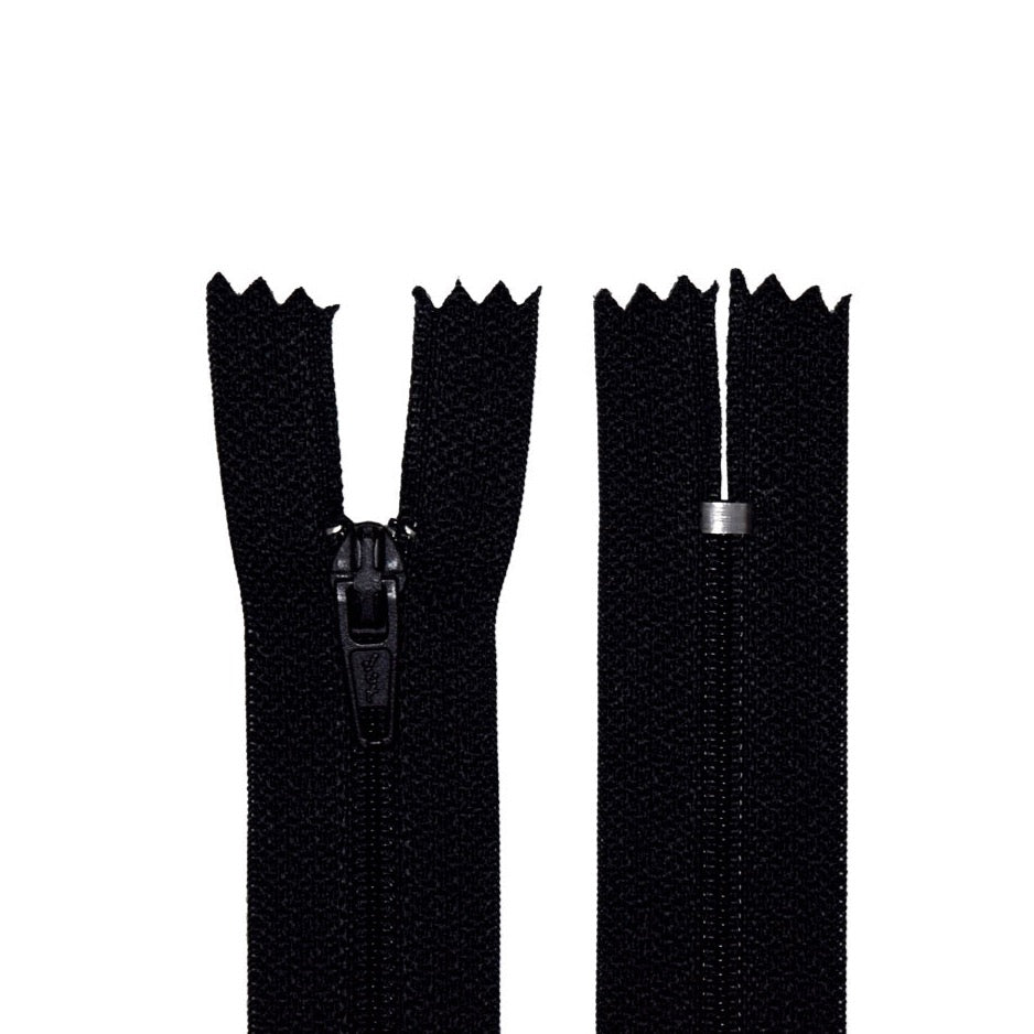 100% Nylon Zippers for Sewing Crafts, 18" inch, 1 Piece, Variety Colors, 6-Pack