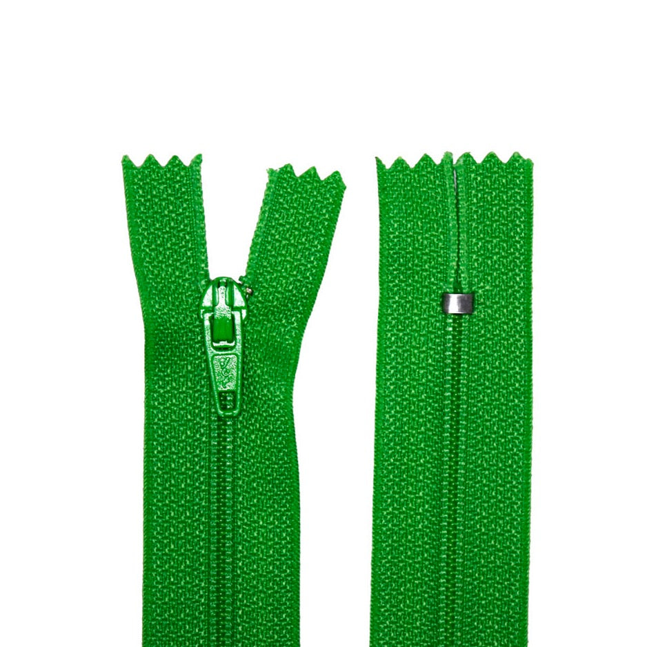 100% Nylon Zippers for Sewing Crafts, 18" inch, 1 Piece, Variety Colors, 6-Pack