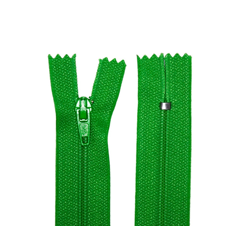 100% Nylon Zippers for Sewing Crafts, 12" inch, 1 Piece, Variety Colors, 6-Pack