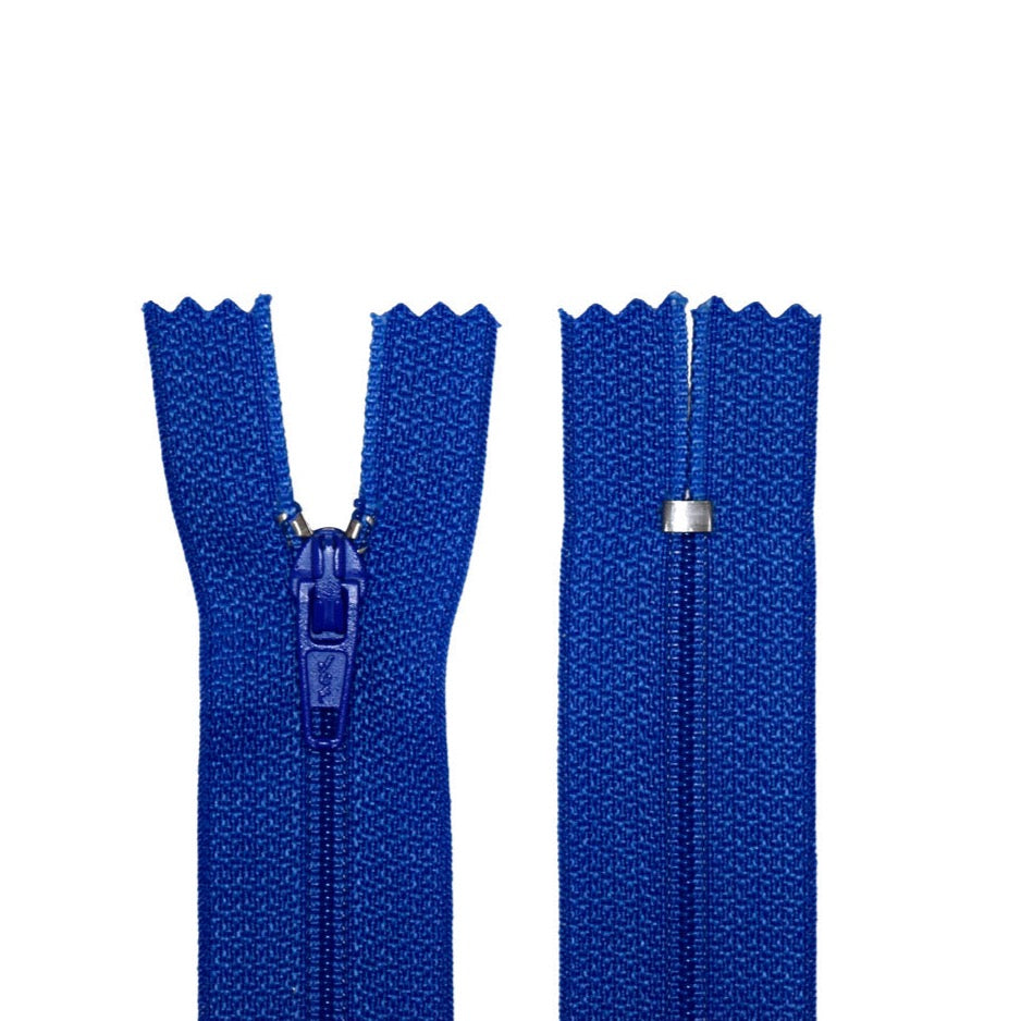 100% Nylon Zippers for Sewing Crafts, 18" inch, 1 Piece, Variety Colors, 6-Pack