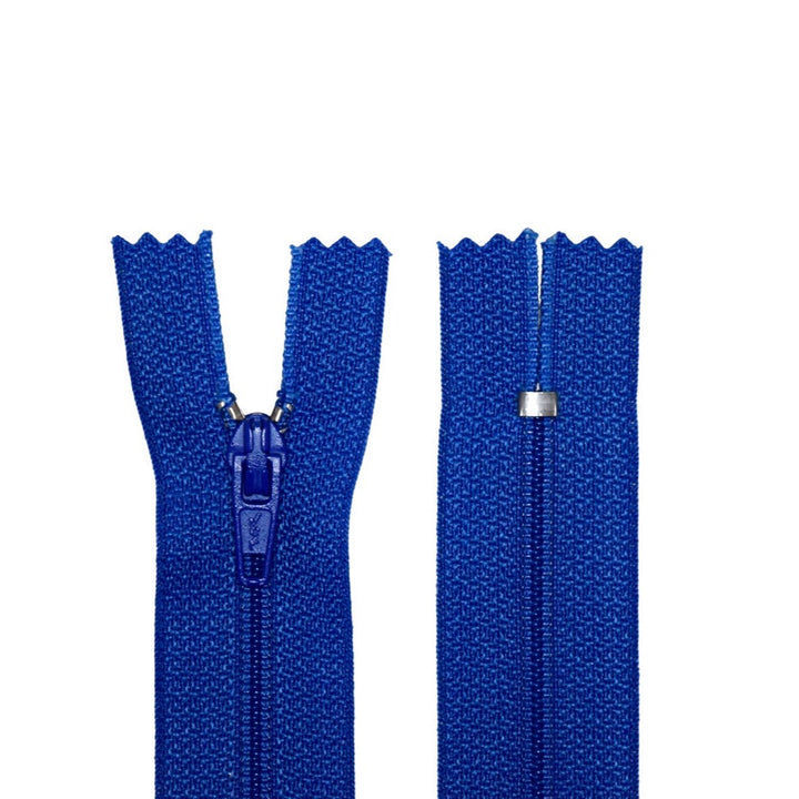 100% Nylon Zippers for Sewing Crafts, 18" inch, 1 Piece, Variety Colors, 6-Pack