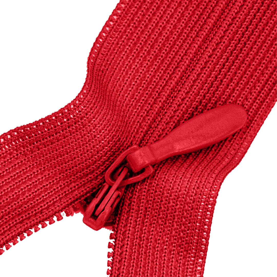 Avanti Invisible Lace Zipper 8" with Metal Glide and Plastic Teeth,  25 Pieces,  8" Inches,  Assorted Colors