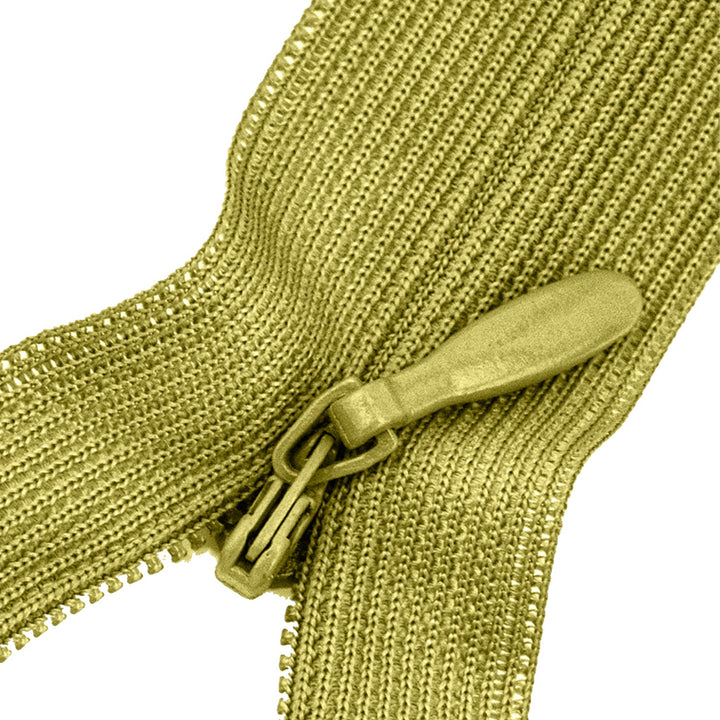 Invisible Lace Zipper with Metal Glide and Plastic Teeth,  14" inches,  Assorted Colors,  25 Pieces