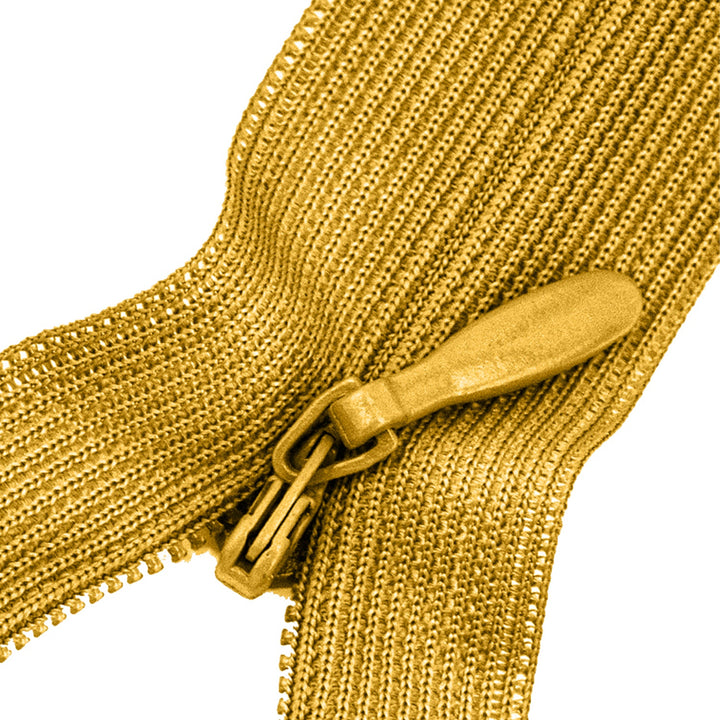 Invisible Lace Zipper with Metal Glide and Plastic Teeth,  14" inches,  Assorted Colors,  25 Pieces