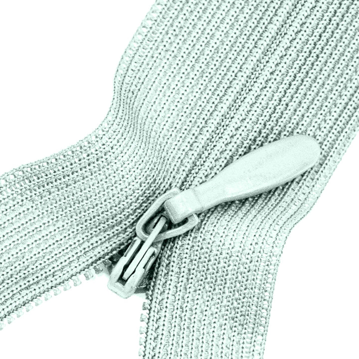 Invisible Lace Zipper with Metal Glide and Plastic Teeth,  14" inches,  Assorted Colors,  25 Pieces