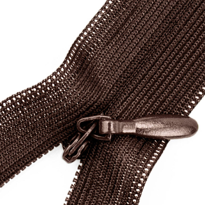 Invisible Lace Zipper with Metal Glide and Plastic Teeth,  14" inches,  Assorted Colors,  25 Pieces