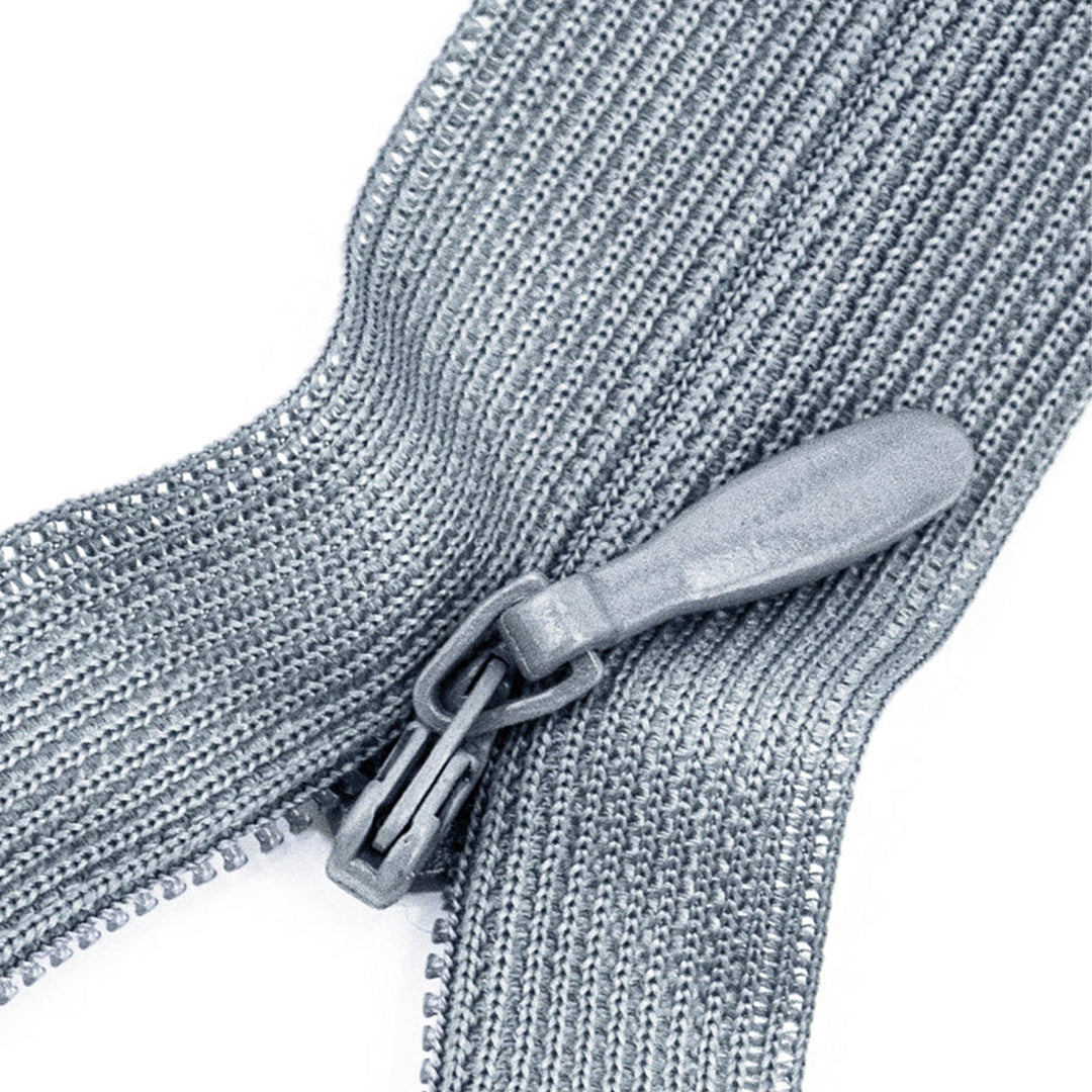 Invisible Lace Zipper with Metal Glide and Plastic Teeth,  14" inches,  Assorted Colors,  25 Pieces