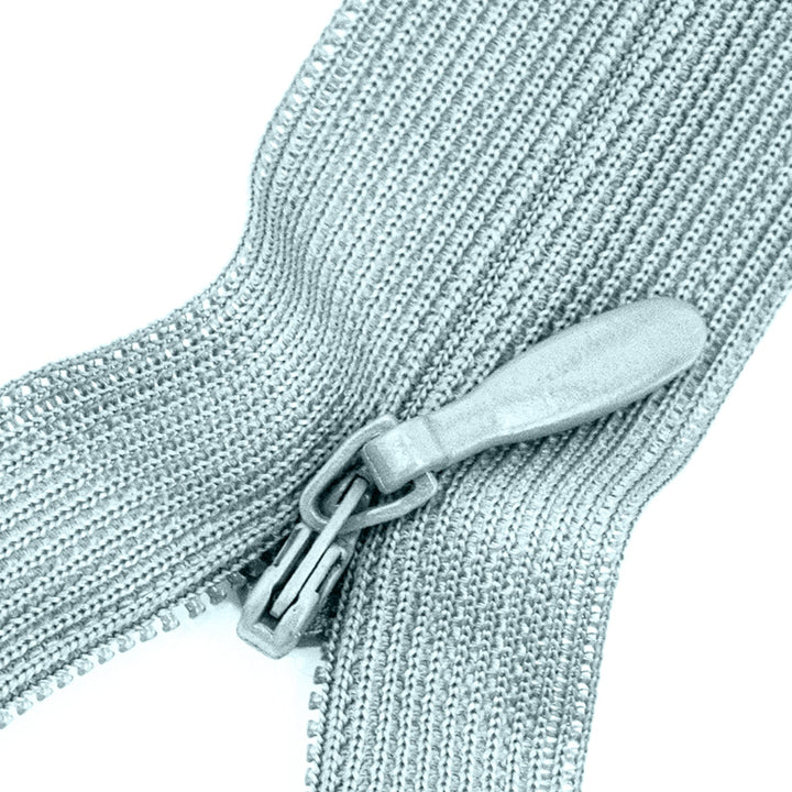 Invisible Lace Zipper 24" with Metal Glide and Plastic Teeth,  25 pieces