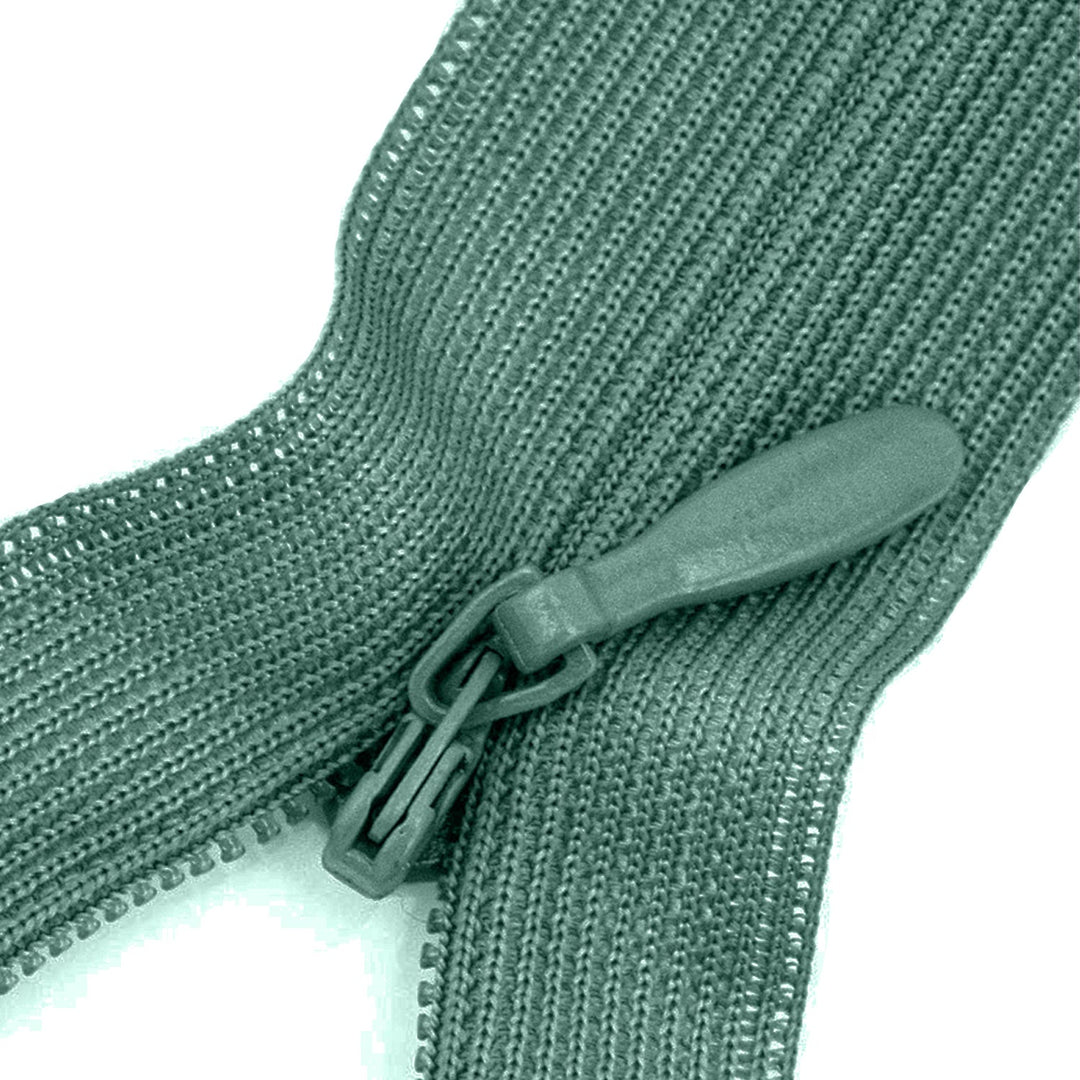 Invisible Lace Zipper 24" with Metal Glide and Plastic Teeth,  25 pieces