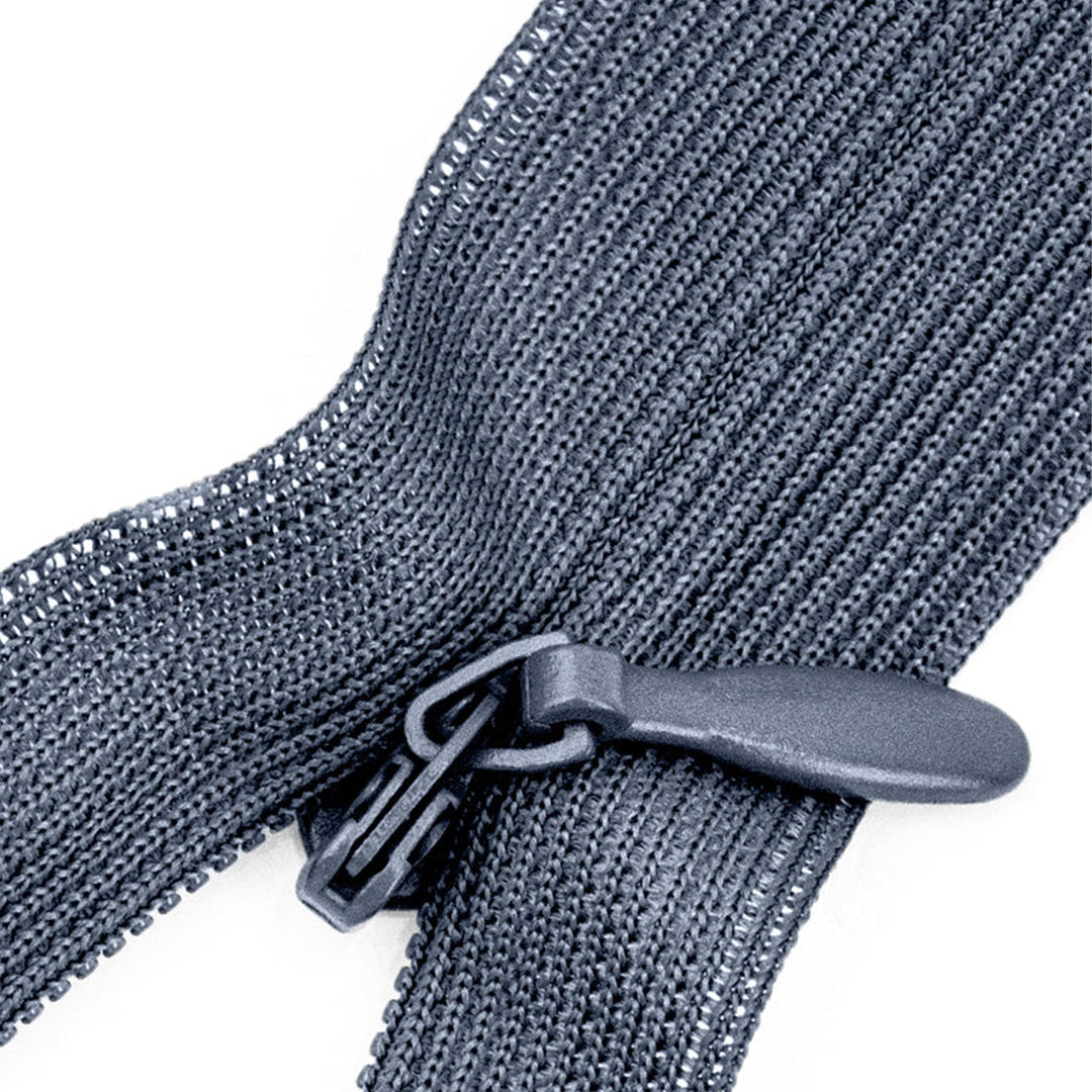 Invisible Lace Zipper 24" with Metal Glide and Plastic Teeth,  25 pieces