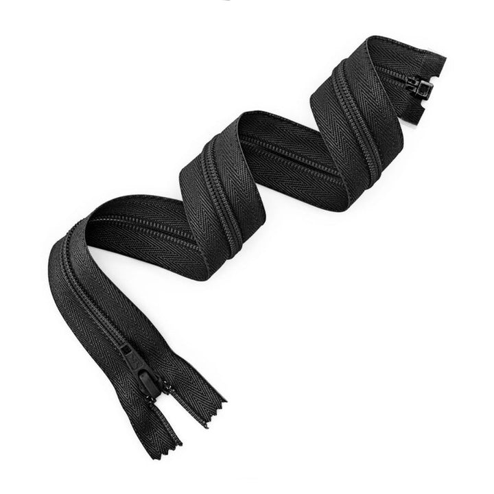 Avanti 100% Polyester Zippers for Jacket Sewing Crafts,  18 inches / 46 cm,  with molded plastic chain (Bag of 25 pieces)