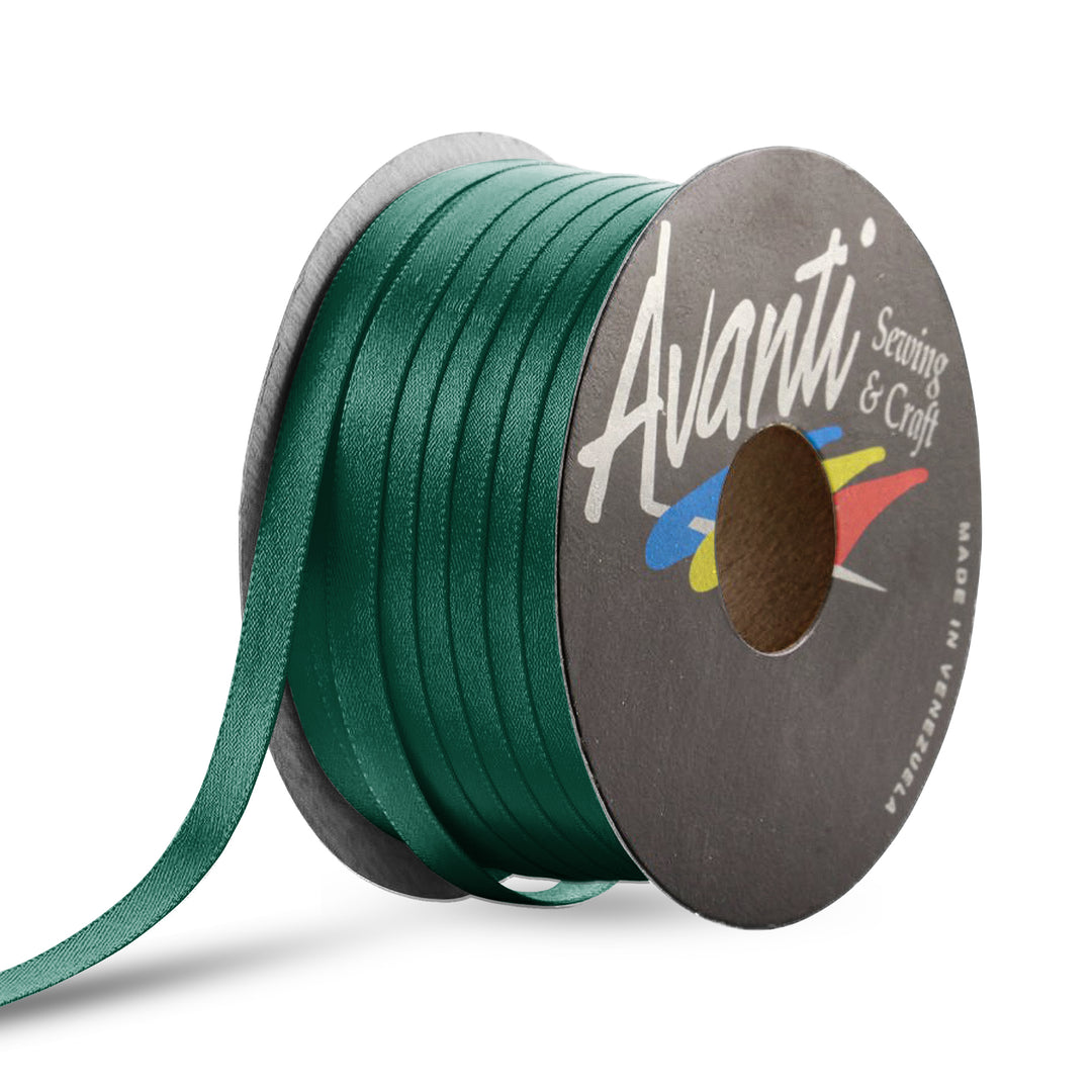 🎀 Avanti Satin Double Face Ribbon – 1/4" (6 mm) | Florist Size #1 | 50 Yards | Made in Venezuela