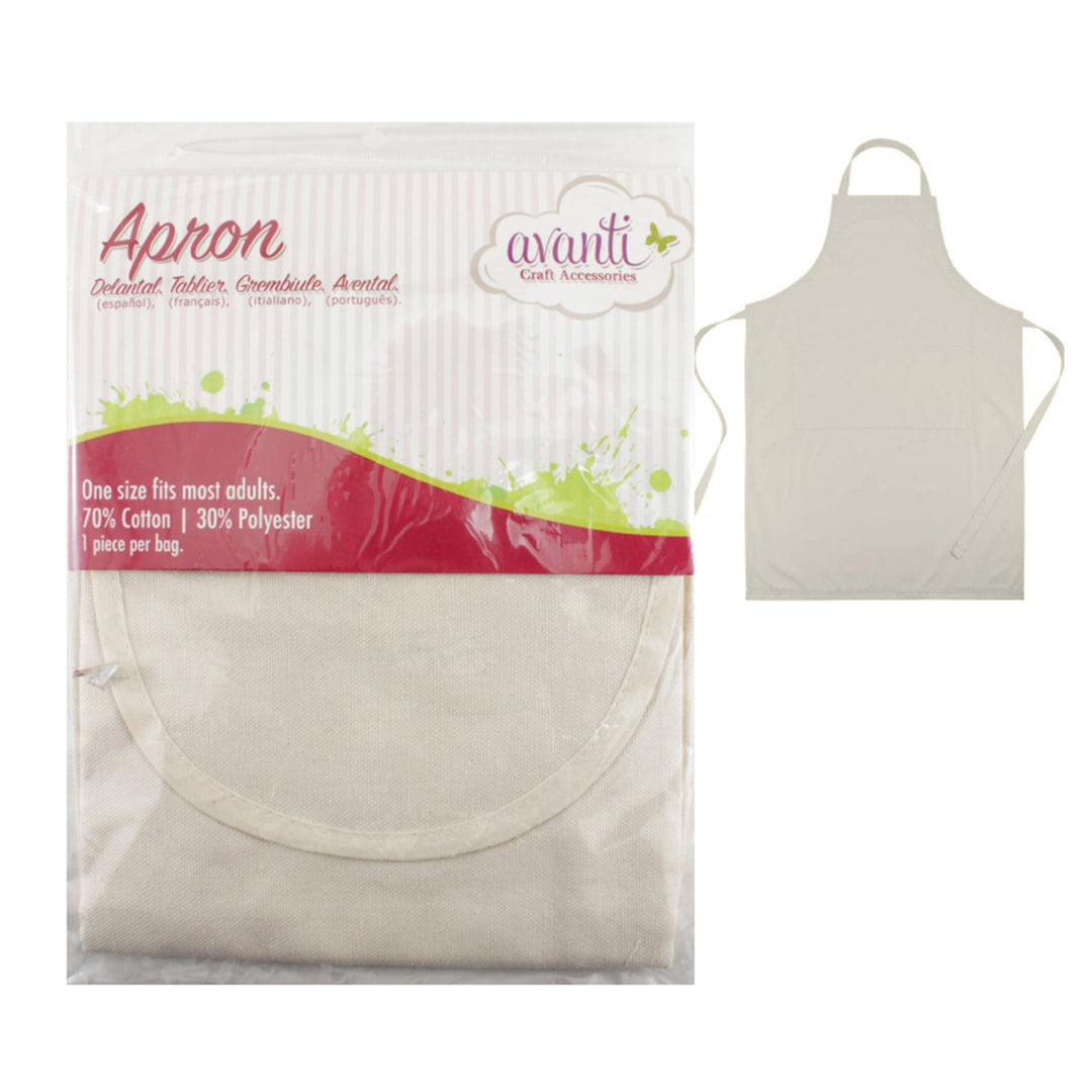 Apron, One Size Fits All, Color Beige, Size 75cm x 55 cm, 1 pc