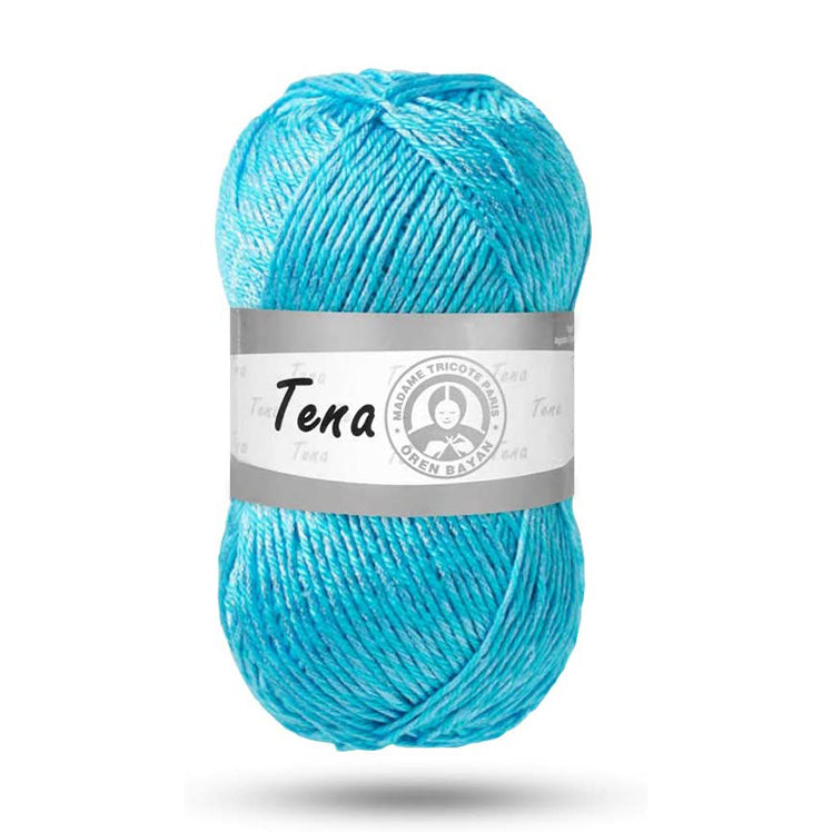 Madame Tricote Paris Oren Bayan, Tena, Cotton 50% & Polyester 50%, Handknitting Yarn, 100g