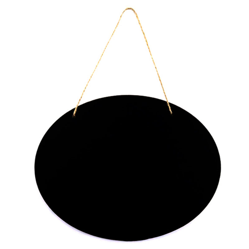 Oval Blackboard for Hanging, 8 1/4"X 6 1/2". 1 Piece