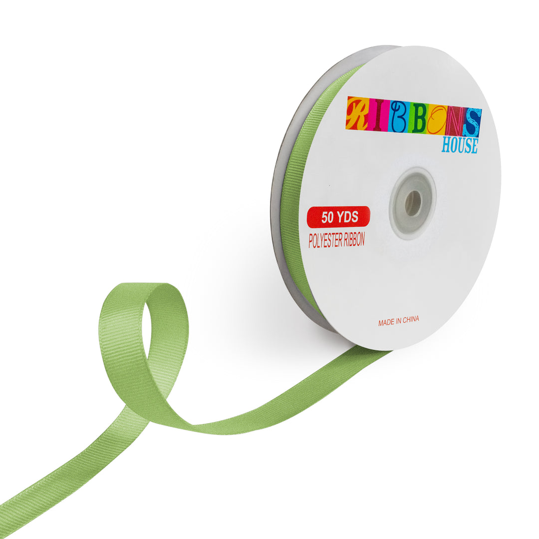 Avanti Solid 5/8" 15mm Grosgrain Ribbon, 100% Polyester, 50-Yard