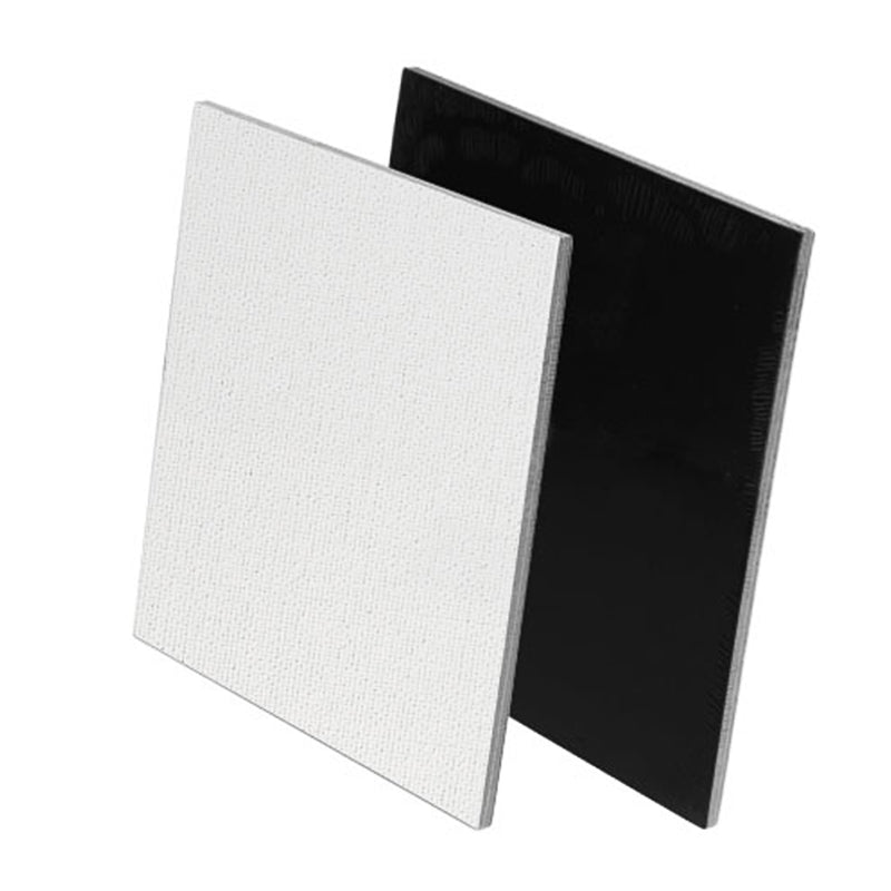 White Magnetic Canvas for Painting, 4 x 4 Inch, Blank Square Canvas Art Panels for Oil, Acrylic & Watercolor Paint