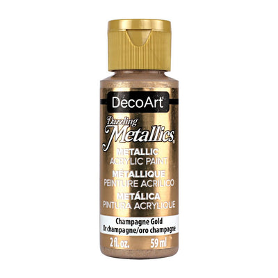 DecoArt, Dazzling Metallics Paint,  2 Fl. Oz., 59 ml, 6-Pack