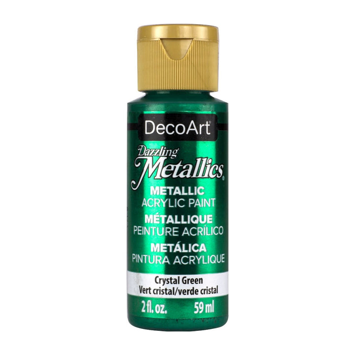 DecoArt, Dazzling Metallics Paint,  2 Fl. Oz., 59 ml, 6-Pack