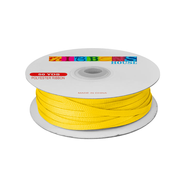 Avanti Solid 1/8" 4mm Grosgrain Ribbon, 100% Polyester 50-Yards