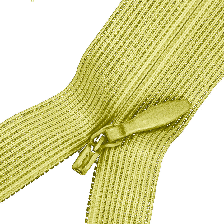Invisible Lace Zipper with Metal Glide and Plastic Teeth,  14" inches,  Assorted Colors,  25 Pieces