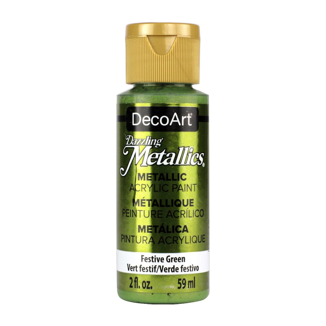 DecoArt, Dazzling Metallics Paint, 2 Fl. Oz., 59 ml