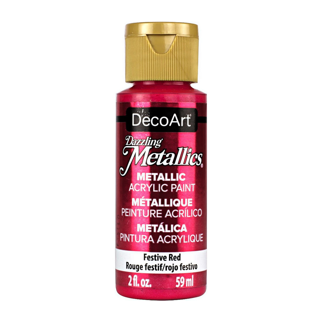 DecoArt, Dazzling Metallics Paint, 2 Fl. Oz., 59 ml