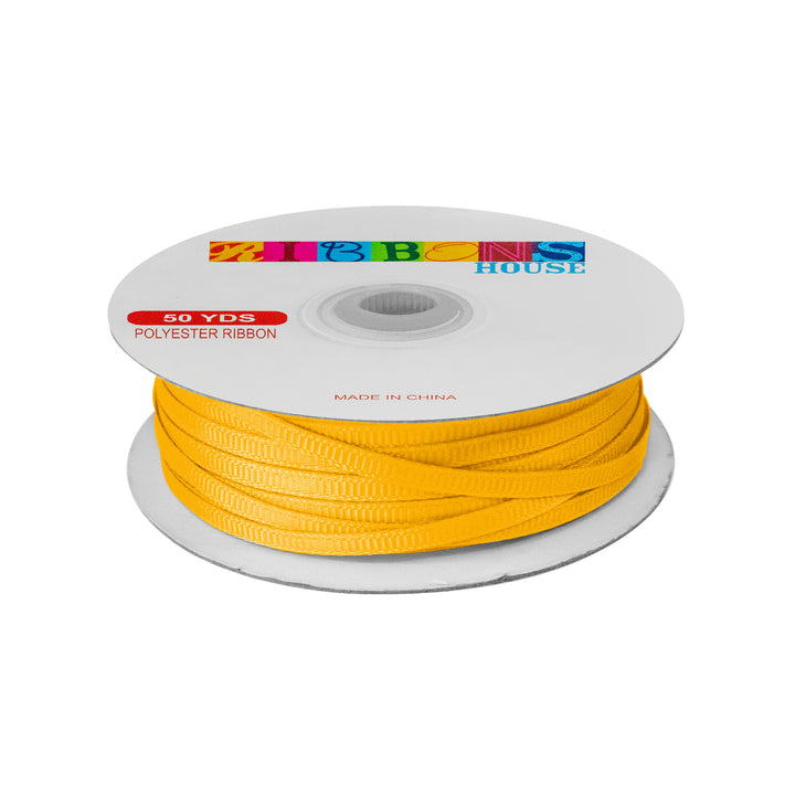 Avanti Solid 1/8" 4mm Grosgrain Ribbon, 100% Polyester 50-Yards