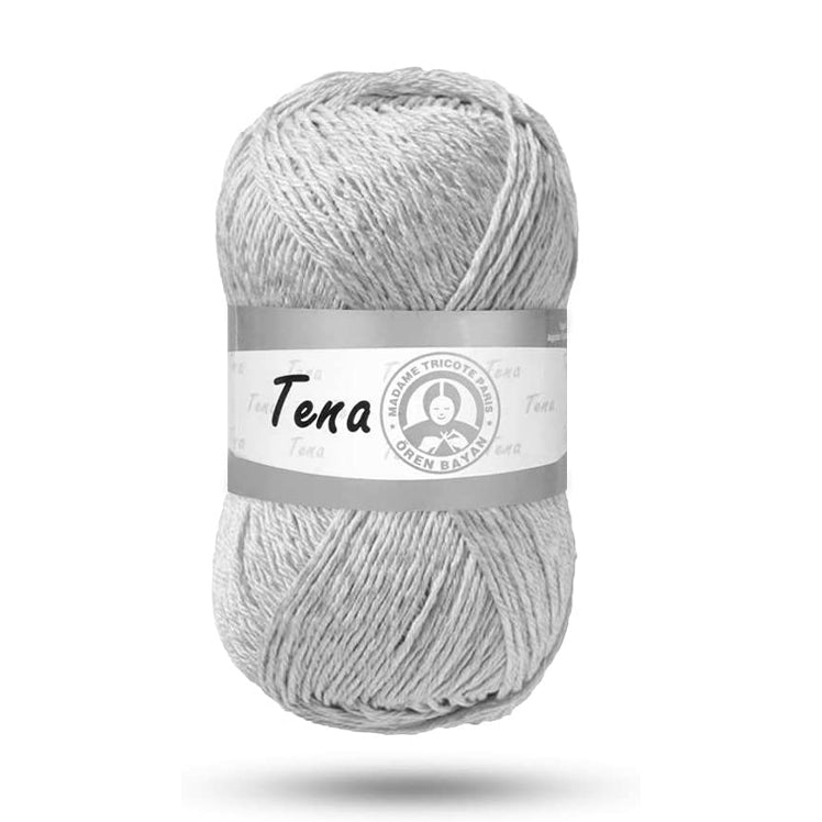 Madame Tricote Paris Oren Bayan, Tena, Cotton 50% & Polyester 50%, Handknitting Yarn, 100g, 5-Pack