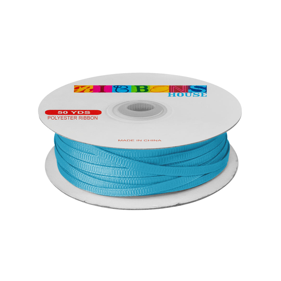 Avanti Solid 1/8" 4mm Grosgrain Ribbon, 100% Polyester 50-Yards