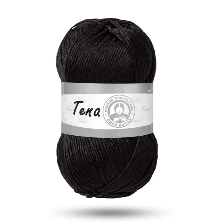 Madame Tricote Paris Oren Bayan, Tena, Cotton 50% & Polyester 50%, Handknitting Yarn, 100g, 5-Pack