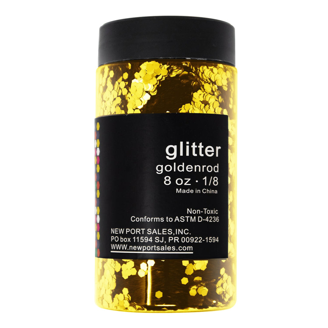 Glitter Acrylic, Craft Twinkle, 8 Fl. Oz., 226 g, 1/8 Size, Variety Colors