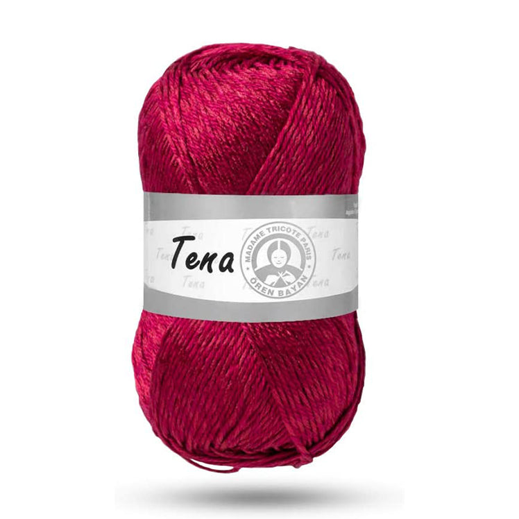 Madame Tricote Paris Oren Bayan, Tena, Cotton 50% & Polyester 50%, Handknitting Yarn, 100g