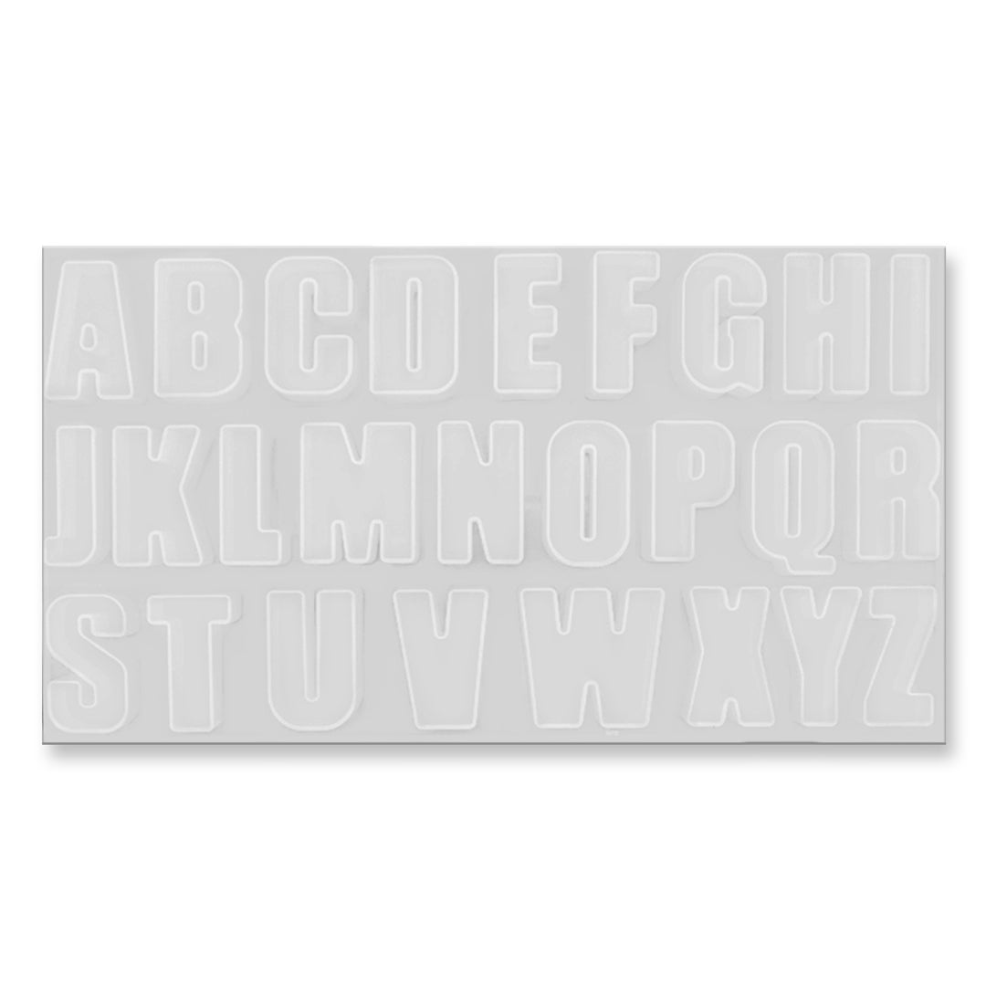 Avanti, Silicone Mold Craft, A - Z Alphabet Letters,  For Resin Project, 1 Piece, 6-Pack
