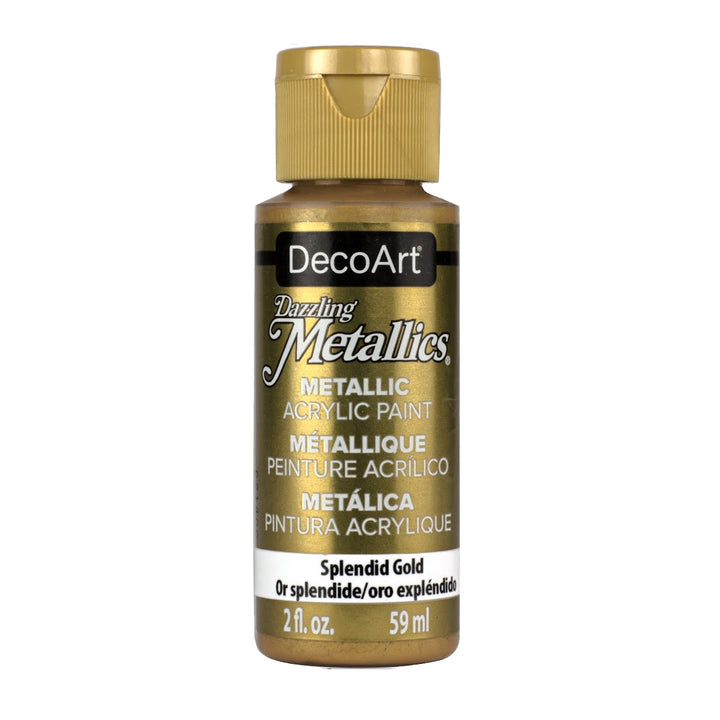 DecoArt, Dazzling Metallics Paint,  2 Fl. Oz., 59 ml, 6-Pack