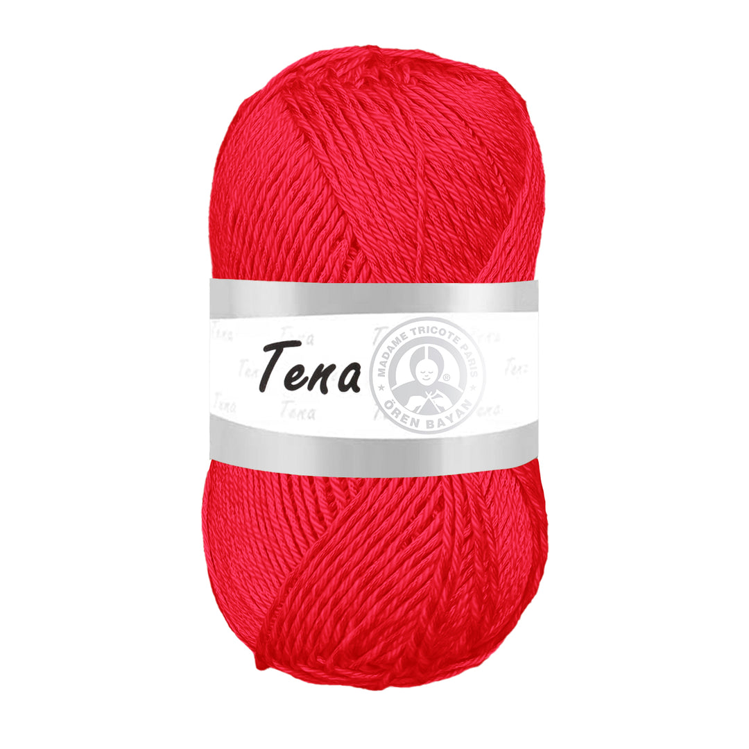 Madame Tricote Paris Oren Bayan, Tena, Cotton 50% & Polyester 50%, Handknitting Yarn, 100g, 5-Pack