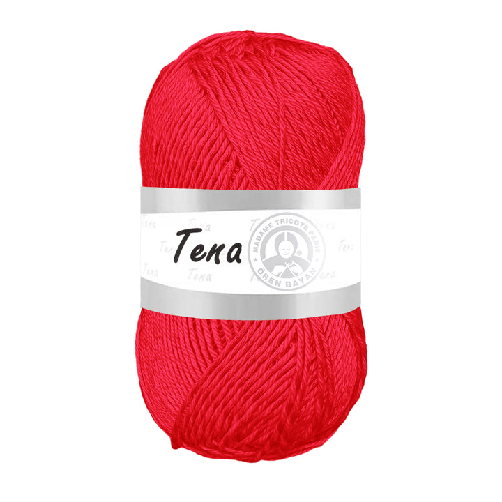 Madame Tricote Paris Oren Bayan, Tena, Cotton 50% & Polyester 50%, Handknitting Yarn, 100g, 5-Pack