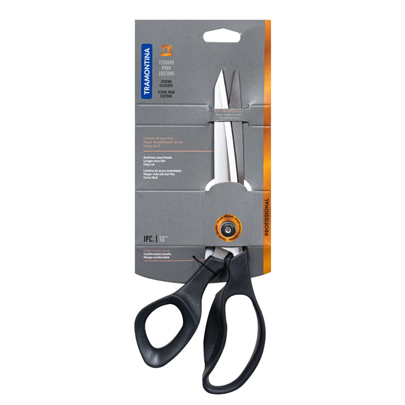 Tramontina Stainless Steel Sewing Scissors, 10 inches
