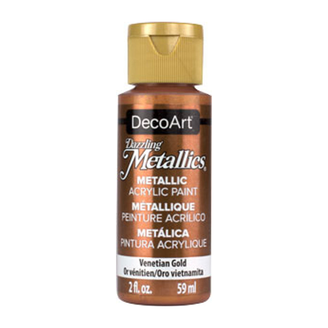 DecoArt, Dazzling Metallics Paint,  2 Fl. Oz., 59 ml, 6-Pack