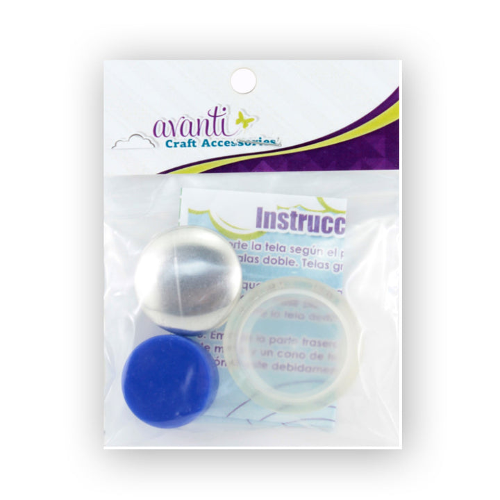 Fabric Cover Button, Size 45 (1 1/8in / 28mm) 4 pcs